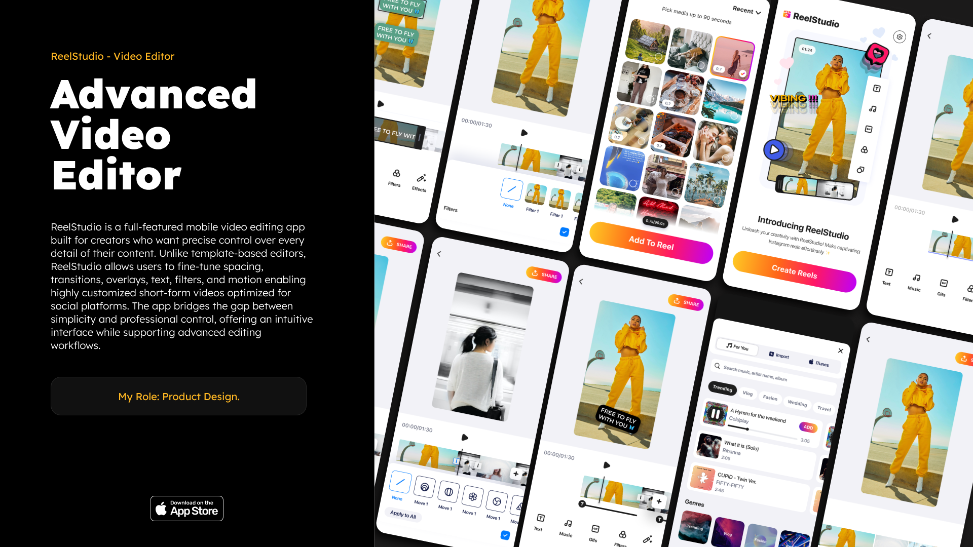 ReelStudio mobile video editor